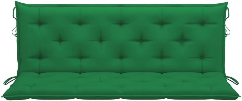 Matalde Cojín para silla columpio verde 59.1″ Tela