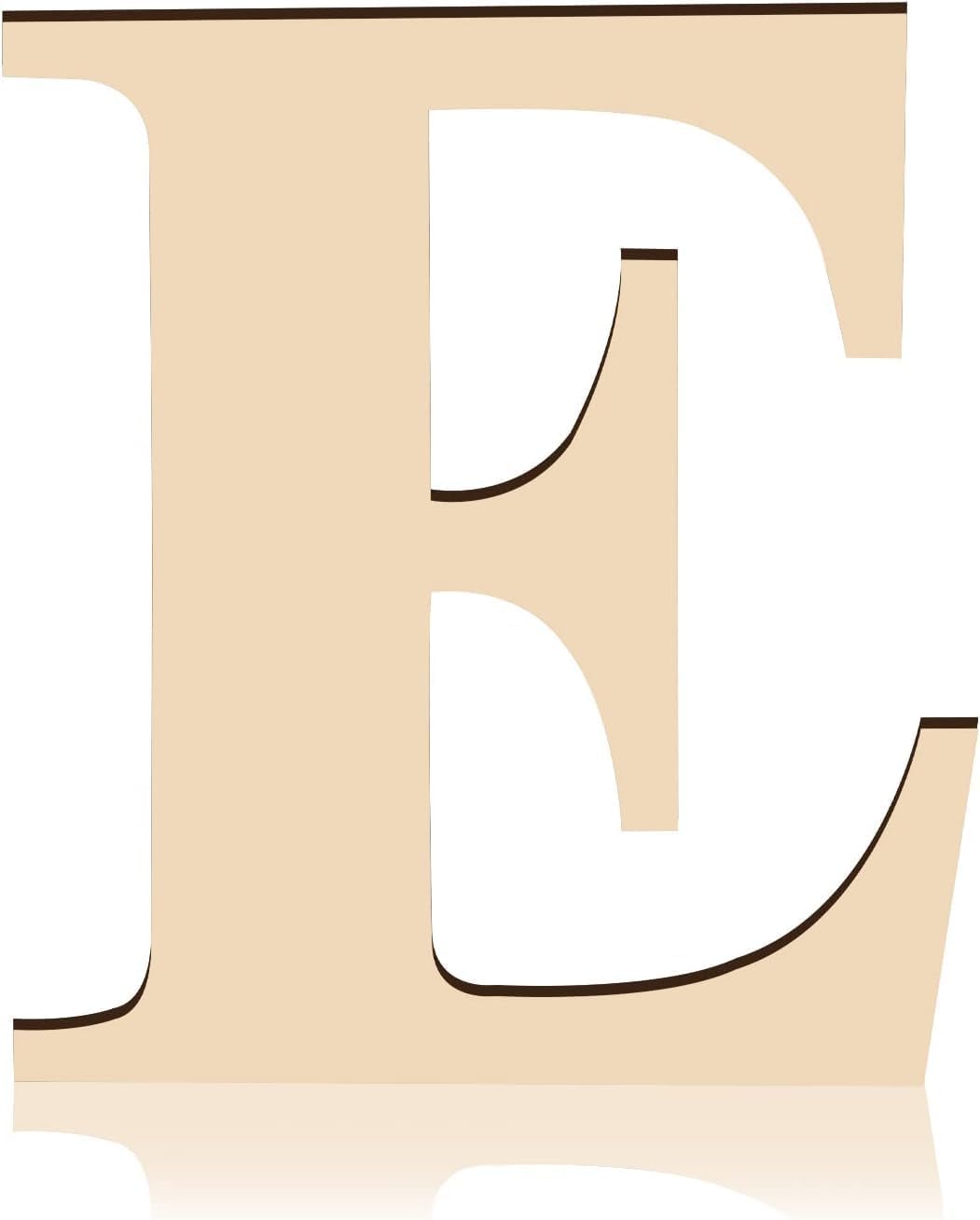 Letras de madera de 12 pulgadas de alto, letras de madera sin terminar de 0.28 pulgadas de grosor, letras de madera en blanco para decoración de