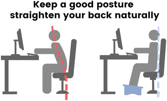 CONSDAN Reposapiés ergonómico para debajo del escritorio en el trabajo, taburete de pie de lactancia, taburete superior inclinado antideslizante de