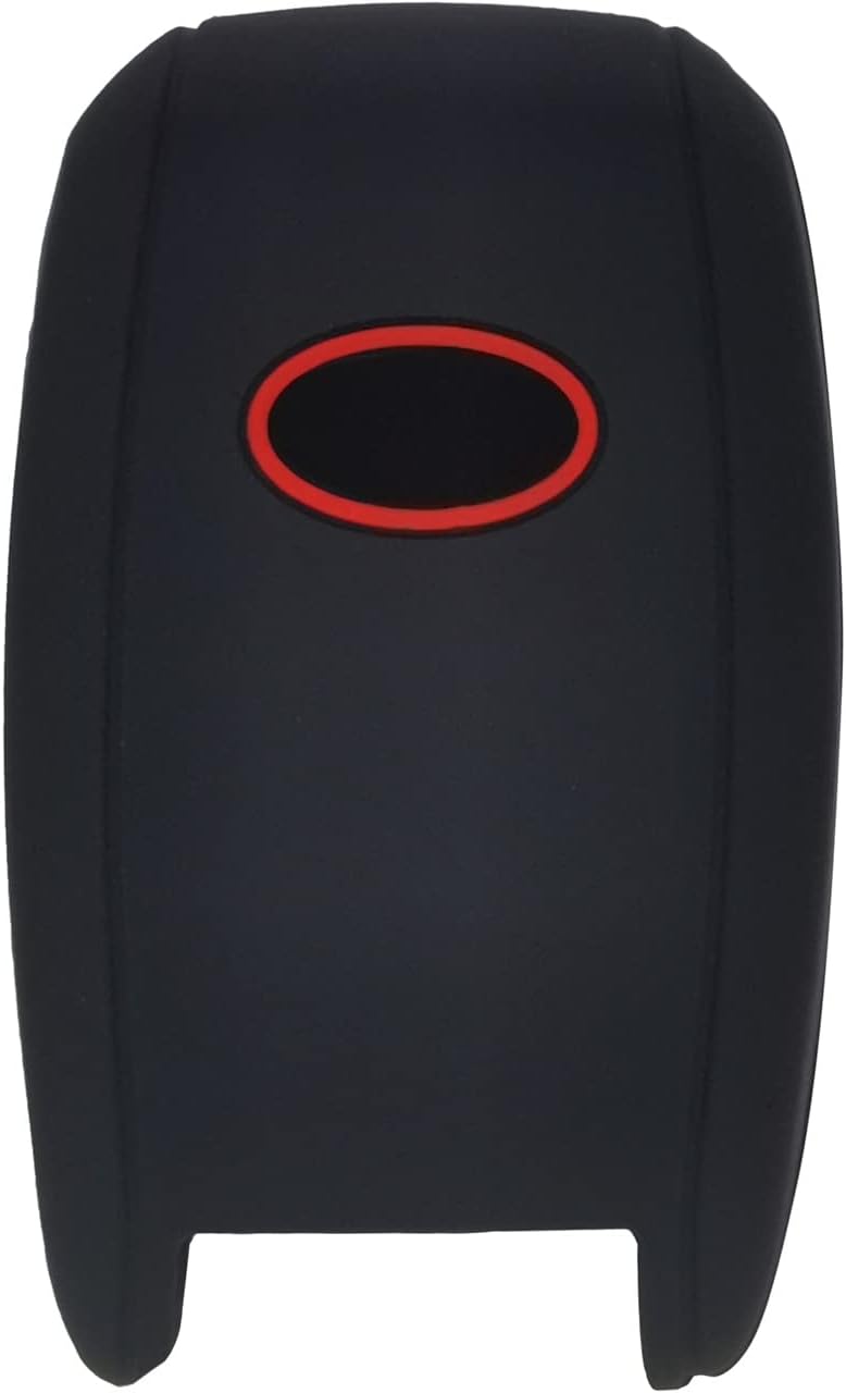 GFDesign Funda de silicona para llavero de 4 botones, protector sin llave compatible con Kia K3 K5 Cerato Forte Optima Rio Rio5 Sorento SY5JFFGE04