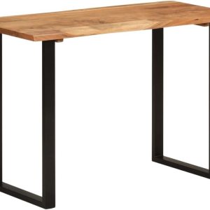 YPWRENH Mesa de cóctel decorativa de 43.3 x 19.7 x 29.9 pulgadas, madera maciza de acacia para comedor, cocina o sala de estar YPWRENH Mesa de cóctel decorativa de 43.3 x 19.7 x 29.9 pulgadas, madera maciza de acacia para comedor, cocina o sala de estar