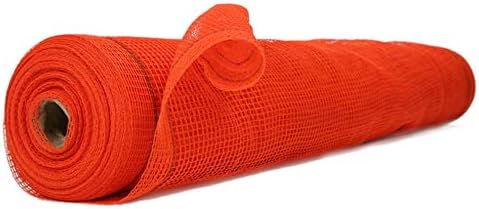 Red de seguridad para desechos naranja ignífuga (5.6 pies x 150 pies, naranja)
