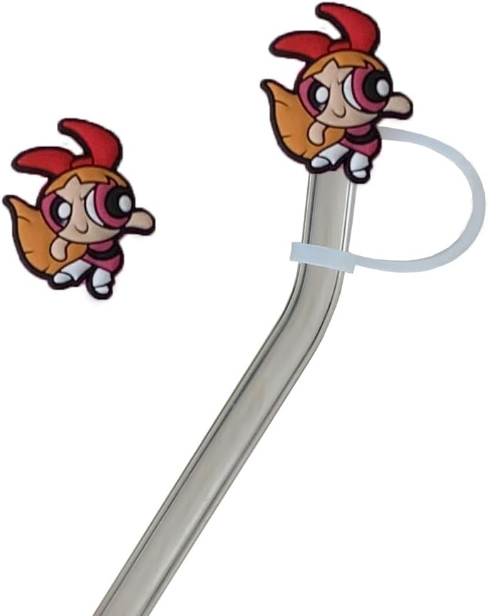 Tapa de paja para Stanley, divertida decoración de paja de dibujos animados para Stanley de 30 y 40 onzas, fundas de punta de popote para Stanley,