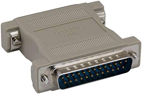 Cable Leader Adaptador de módem nulo DB25 a DB25 (MF)