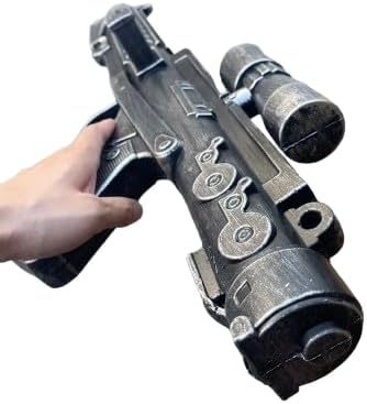 Pistola de espuma para cañón de mano, accesorios para cosplay, disfraz de pistola de espuma, réplica de anime de Navidad, colección de Navidad