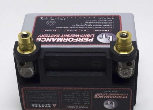 Tomioka Racing Batería de 9 lbs  4 Kg 5.9″ (150mm) x 3.5″ (99 mm) x 5.2″ (133 mm). 320 CCA. Reserva de 10 amperioshora
