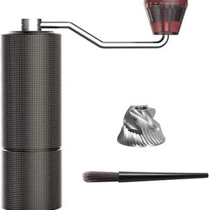 Molinillo de café manual Chestnut C2, rebaba cónica de acero inoxidable, capacidad de 0.88 oz, tamaño de rebaba 1.496 in, molinillo manual portátil Molinillo de café manual Chestnut C2, rebaba cónica de acero inoxidable, capacidad de 0.88 oz, tamaño de rebaba 1.496 in, molinillo manual portátil