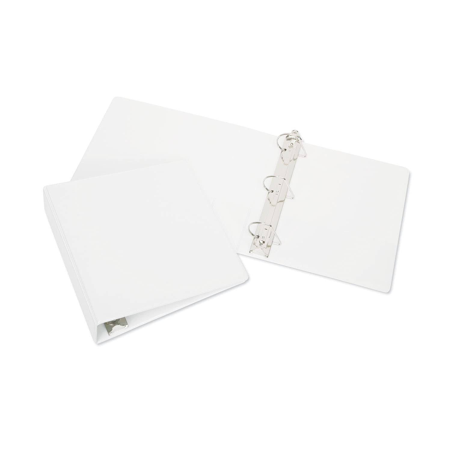 AbilityOne – 7510013848788 – Carpetas inclinadas con anillo en D – Capacidad de 2″ – Blanco