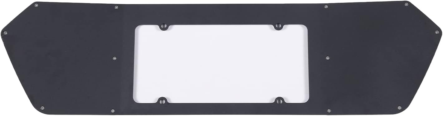 Cubierta de protección para marco de licencia trasero, aleación de aluminio, 1 unidad, compatible con Chevrolet Corvette C8 Stingray 2020-2023 Marco