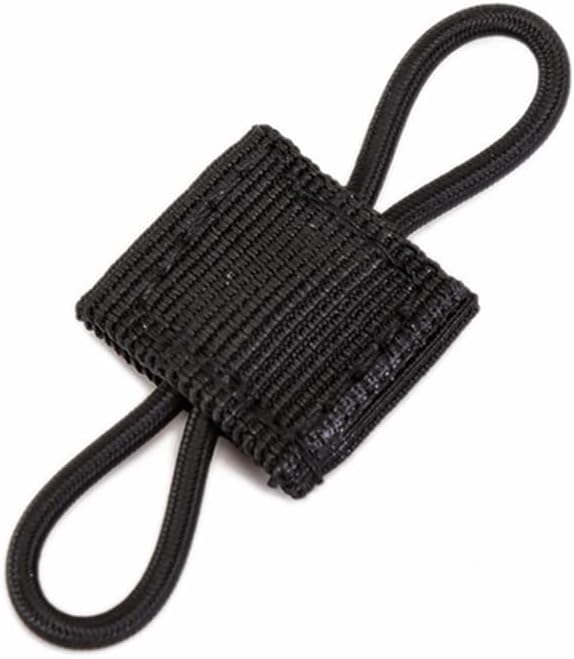 15 piezas de soporte táctico para engranajes con clip Molle Web elástico de cincha retenedor de cinta de encuadernación con hebilla chalecos para