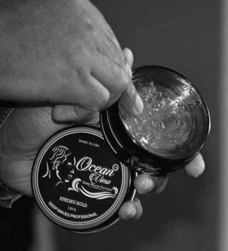 Ocean View Deep Waves Pomade Cepillo ondulado 360 + grasa de ondas 360