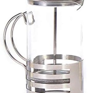 TAMOSH Manual Cafetera Espresso Maker Pot Café Francés Té Percolador Filtro Acero Inoxidable Vidrio Tetera Cafetería Prensa Émbolo 350Ml TAMOSH Manual Cafetera Espresso Maker Pot Café Francés Té Percolador Filtro Acero Inoxidable Vidrio Tetera Cafetería Prensa Émbolo 350Ml