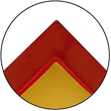 Impresión de visualización Marcos de aluminio al 18″ x 20″ con 230Malla (2unidades), color amarillo