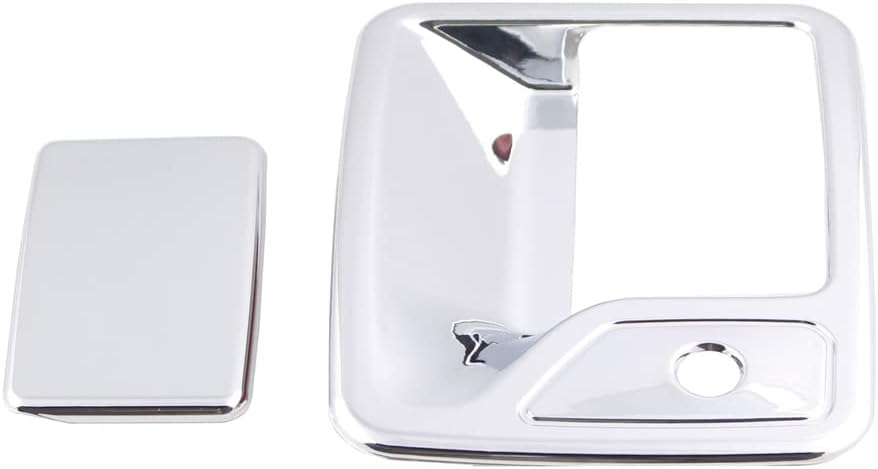 AUCERAMIC Tapas cromadas para manijas de puerta, compatibles con Ford F250 F350 F450 F550 Super Duty 2000-2005 para Ford Excursion 4 puertas sin