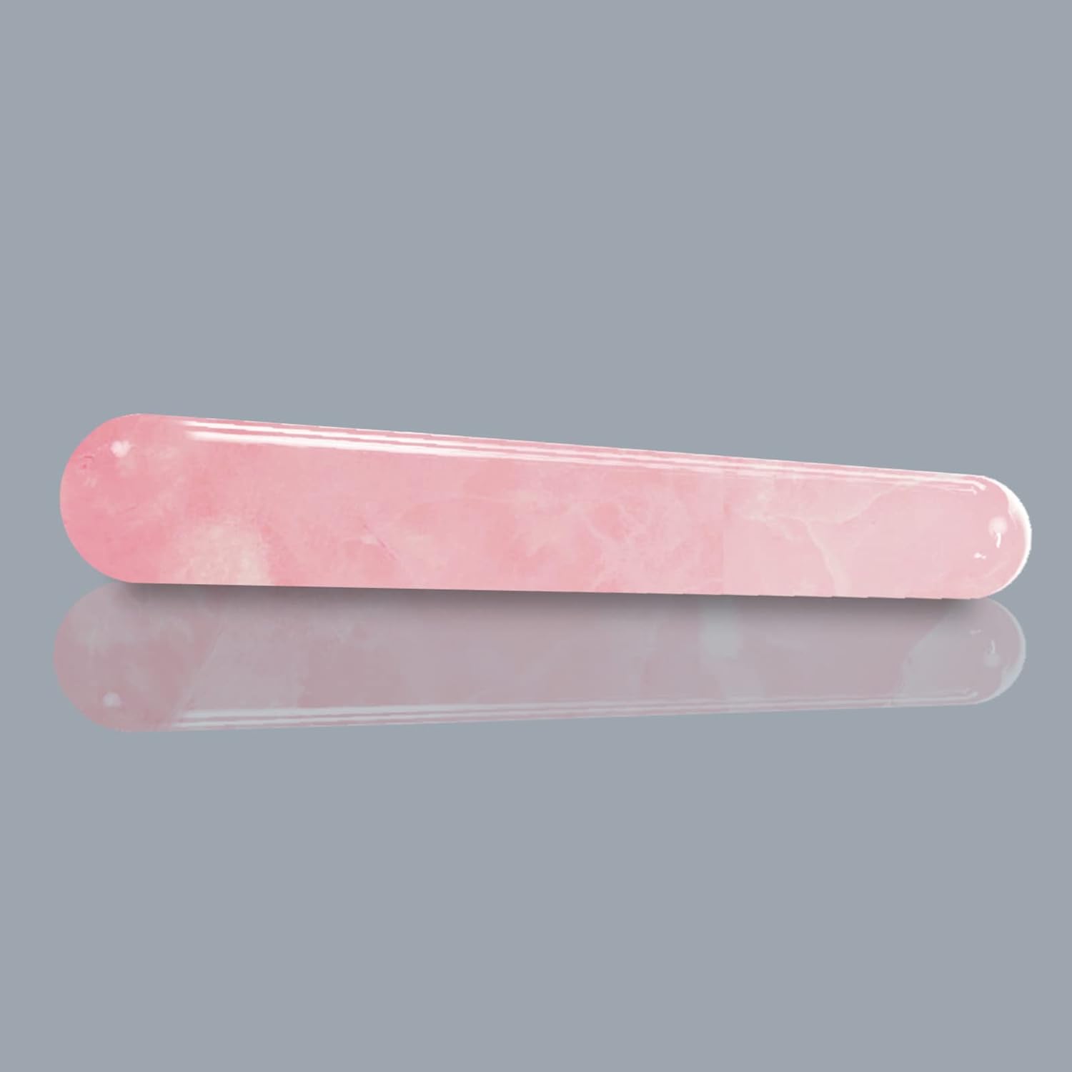 Varita Yoni de cuarzo rosa natural de cristal blanco para masaje, obsidiana Yoni Stick piedra natural, cuarzo rosa
