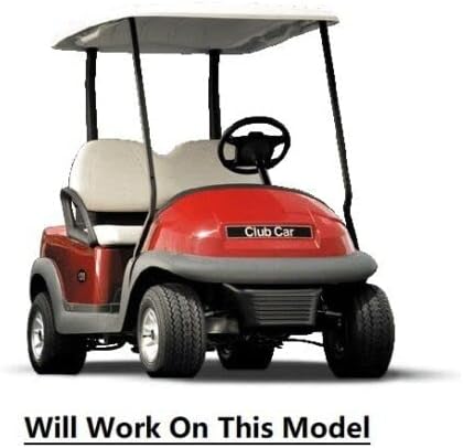 Huskey – Fundas de asiento para carrito de golf delantero y trasero para EZGO y Club Carvarios colores, material de vinilo de grado marino,