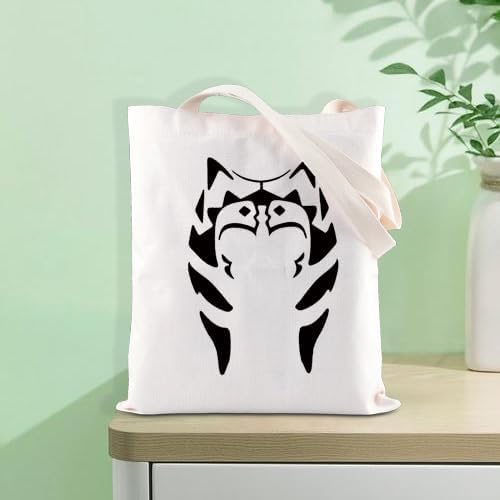 FOTAP Ah-soka – Bolsa de maquillaje Tano inspirada en la película, bolsa de cosméticos Manda-lorian, bolsa con cremallera clon, regalo para amantes
