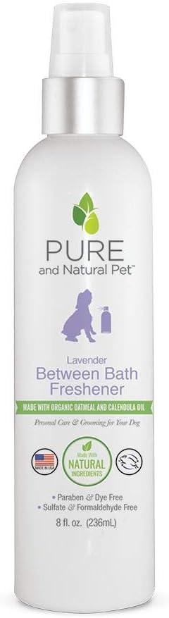 Pure and Natural Pet Between Ambientador de baño (lavanda) 8 oz.