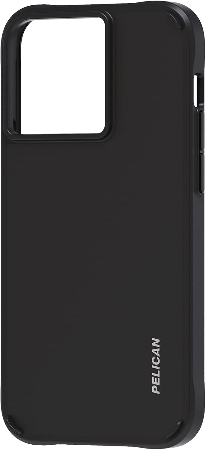 Serie Adventurer de Pelican – Funda fina para iPhone 13 Pro, protección contra caídas de 10pies, funda de 6.1pulgadas, color negro