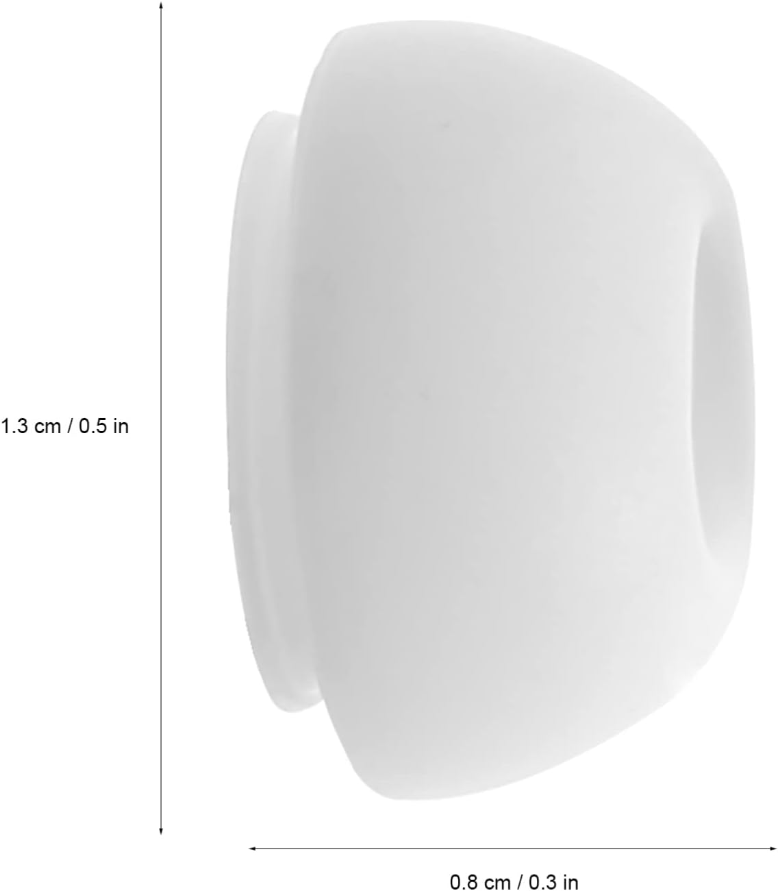 Gatuida Puntas de repuesto para las orejas, 8 pares de puntas de oreja, 4 tamaños de repuesto de goma de silicona para auriculares, accesorios de gel
