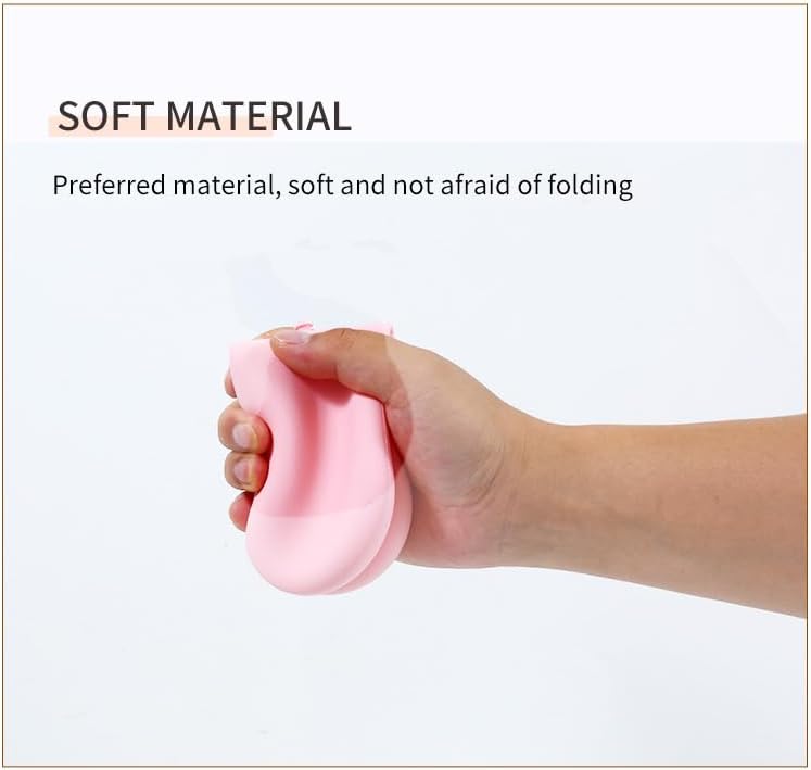 RUICAIYUE Soporte para brochas de maquillaje de viaje, soporte de silicona para brochas de maquillaje, organizador de brochas de cosméticos, bolsa