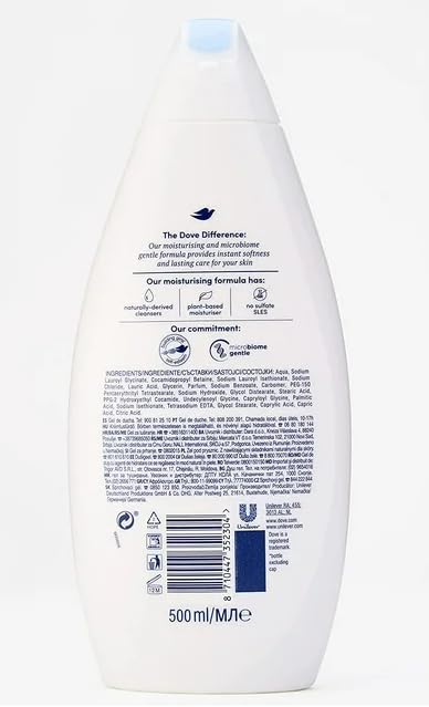 Dove Gel de baño calmante Derma Sensitive Care