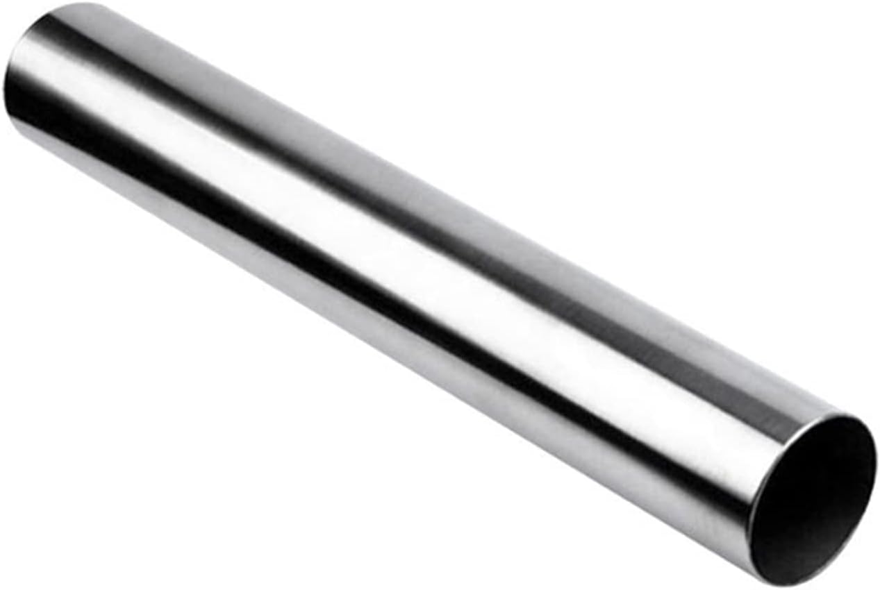 Tubo capilar de acero inoxidable 304 0.220 in ID 0.236 in OD 0.008 in de espesor de pared Tubos de metal Longitud 9.843 in Tubo inoxidable recto sin