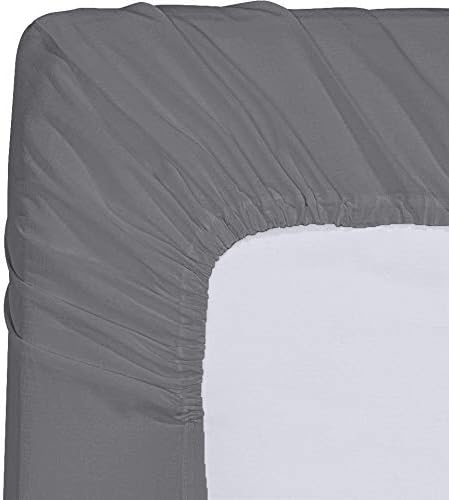 Utopia Bedding Sábana bajera ajustable tamaño matrimonial XL, sábana inferior, bolsillo profundo, microfibra suave, resistente al encogimiento y a