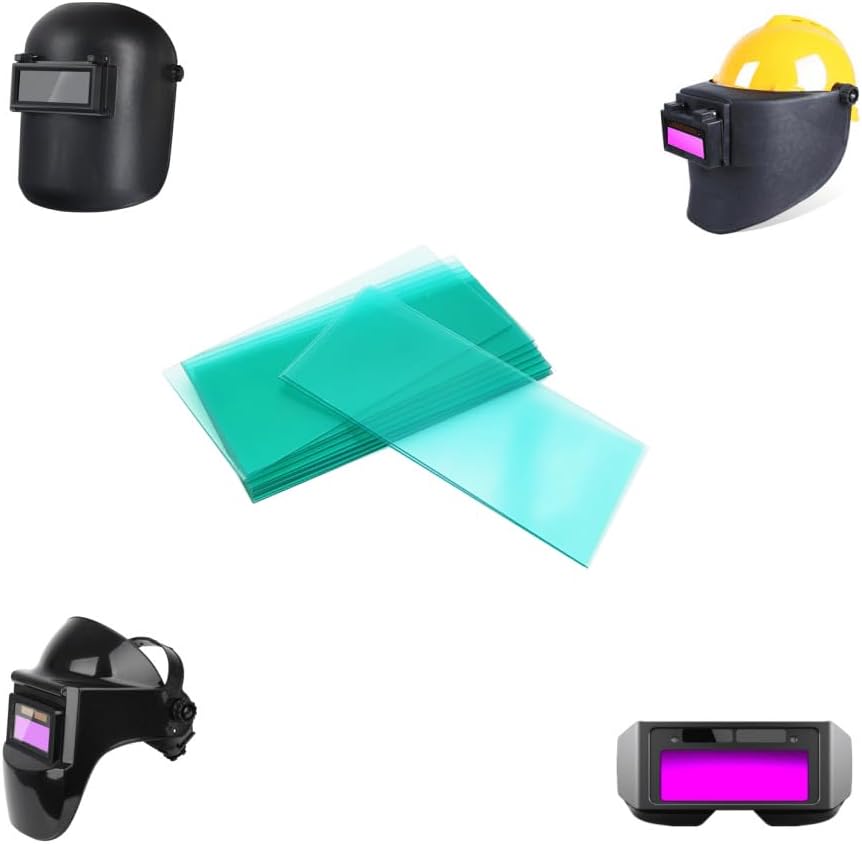 20 lentes de repuesto para exteriores de lente protectora, 4.25 x 2 x 0.04 pulgadas, cubierta de filtro de lente transparente para casco de