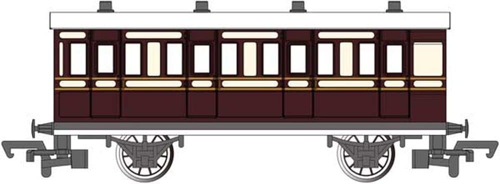 Bachmann Trenes – Thomas & Friends TOBY’S Museum Brake Coach – Escala HO, colores prototípicos