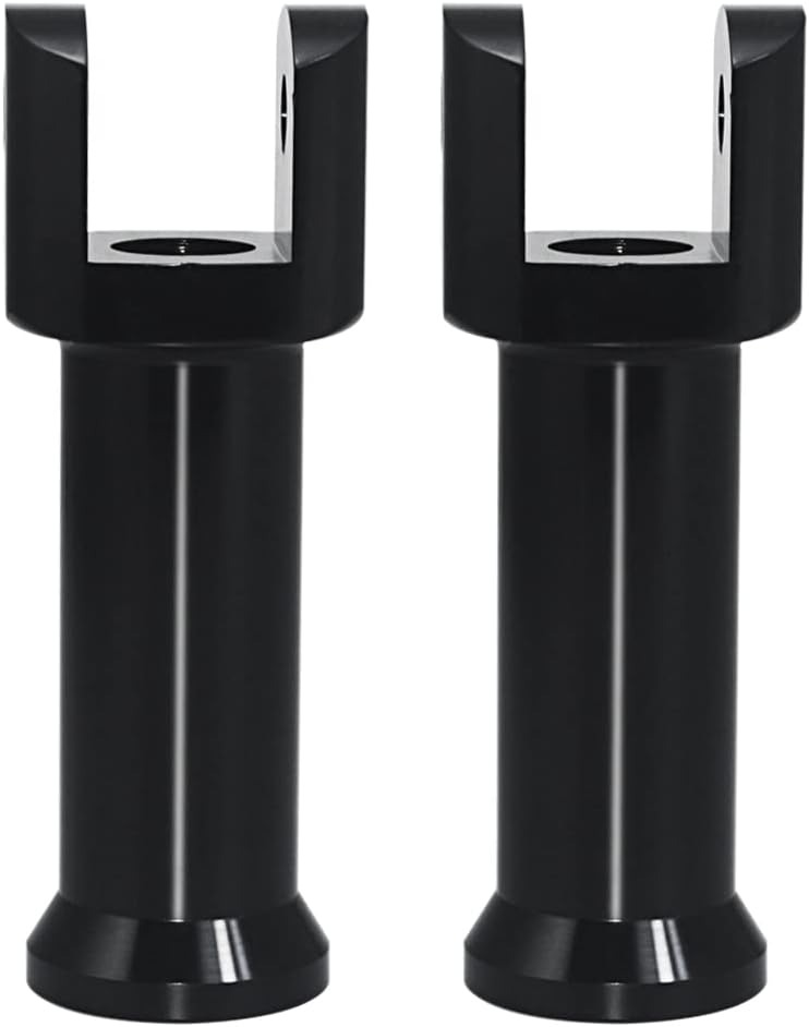 WOWTK Soportes de estribera izquierda y derecha para Harley Softail modelos 2018-2024 Deluxe Fat Boy Heritage Sport Glide Softail Slim Street Bob