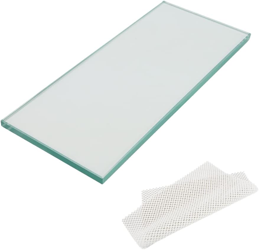 SCOTTCHEN Placa de lapeo de vidrio plano Sistema de afilado de placa flotante plana muerta Vidrio para afilar 5-18 pulgadas de ancho x 11-78