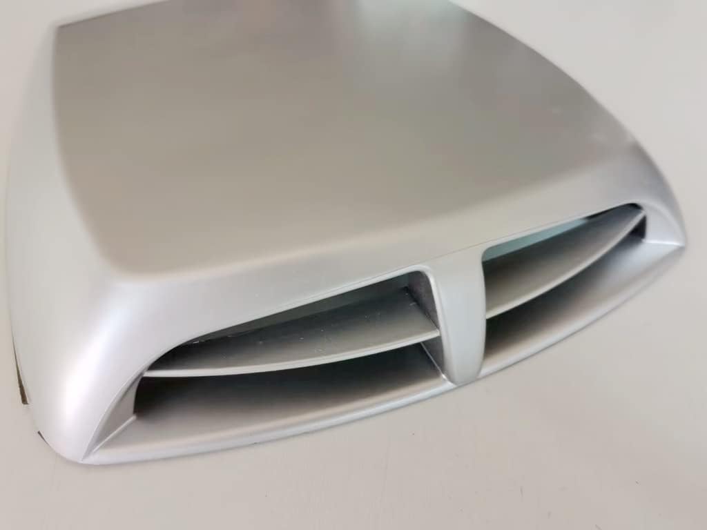 Nuevo capó universal Scoop Roof Scoop One PC compatible con KIA Optima Magentis Picanto Niro K9 Rio K7 Cadenza Rondo EV6 Stonic Cerato K5 (Plata)