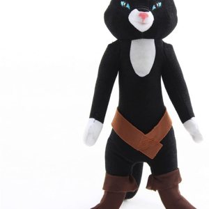 SecretCastle Juguetes de peluche de gato negro con patas suaves de 14 pulgadas para familiares y amigos (negro) SecretCastle Juguetes de peluche de gato negro con patas suaves de 14 pulgadas para familiares y amigos (negro)