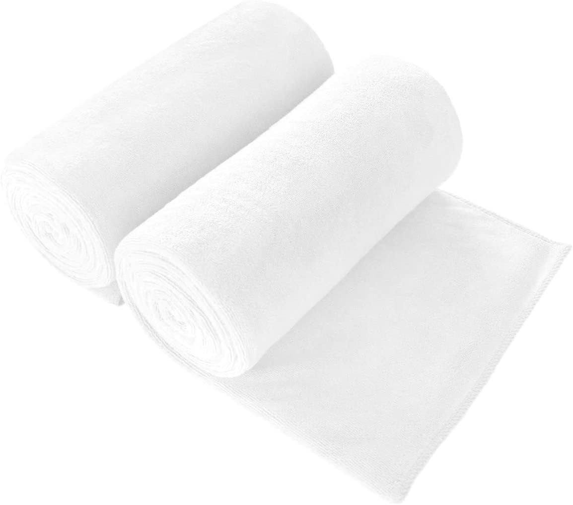 JML Toallas de baño de microfibra, toallas de baño de gran tamaño, paquete de 2 (40 x 80 pulgadas), súper absorbentes y de secado rápido, toalla de