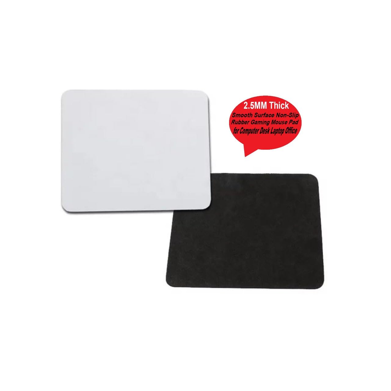 Glowing Magical Butterflies Unique Art Design Patterns, Smooth Surface Non-Slip Rubber Gaming Mouse Pad 9.5 X 7.9 Inch (Design 3)