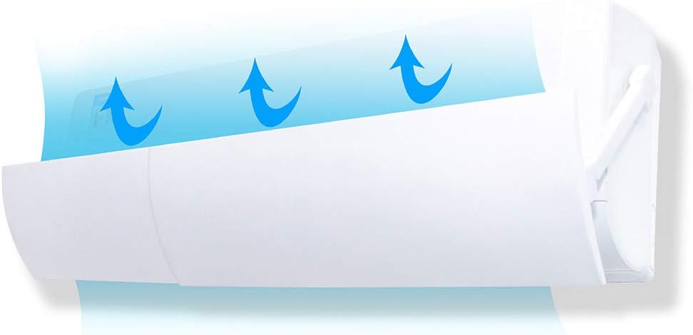 Deflector de aire acondicionado ajustable, deflector de confinamiento, salida de deflector de aire, deflector refrigerado por aire, dirección del