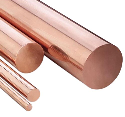 8pcs 0.157 in Dia. 9.85 “Largo 99.9% Cobre Puro T2 Cu Varillas Cilindro de Metal