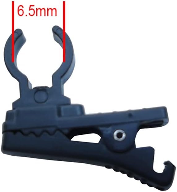 Clip de micrófono Lavalier de plástico ABS, clip de corbata tipo hebilla para Sony UWP, Saramonic, Sennheiser, micrófono de solapa Boya Lavalier,