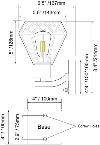 Dream lighting Bombilla Edison vintage de 12 voltios para caravana, con interruptor para autocaravana, caravana, remolque, comedor, montaje en