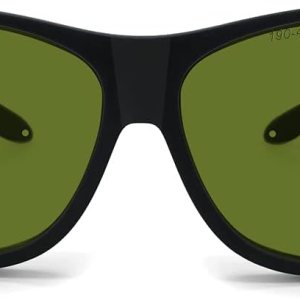 FreeMascot Gafas de seguridad láser profesionales OD 8+ 190nm-450nm800nm-1100nm de longitud de onda FreeMascot Gafas de seguridad láser profesionales OD 8+ 190nm-450nm800nm-1100nm de longitud de onda