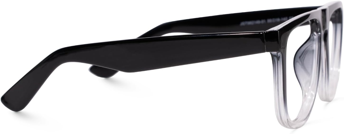 Zeelool TR90 Gafas Aviator con lente transparente sin receta para hombre Percival ZJGT982149