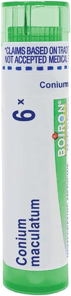 Boiron Conium Maculatum 6X Md 80 pellets para mareos provocados por mover la cabeza