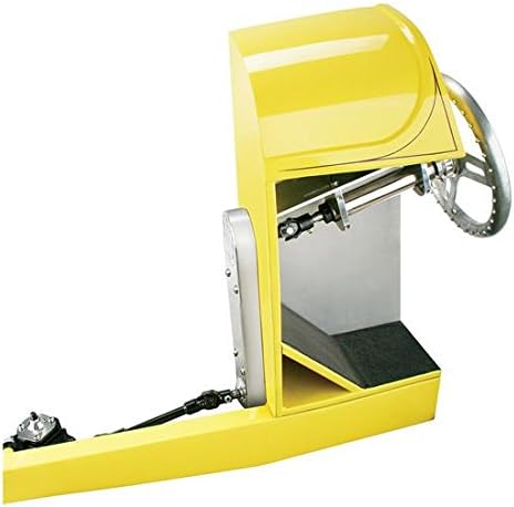 Caja de dirección transparente de 12 pulgadas Offset Steer Drop-Brushed-34-36 Spline
