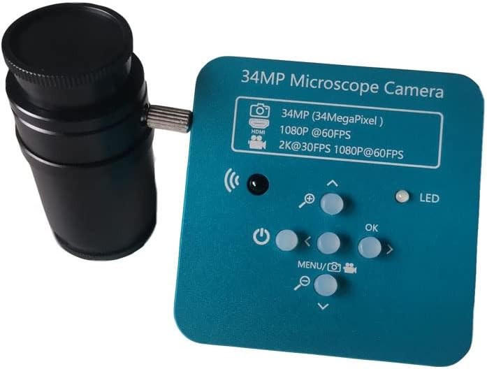 Accesorios de microscopio digital de mano 34MP HDMI USB 1080 p H_D industria estéreo microscopio cámara 60FPS CMOS adaptador de microscopio