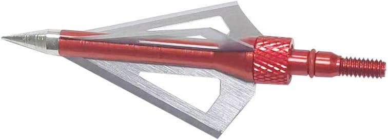 3 cuchillas de caza de 100125 granos, cabezas de flecha atornilladas, puntas de flecha compatibles con ballesta y arco compuesto + 1 estuche de