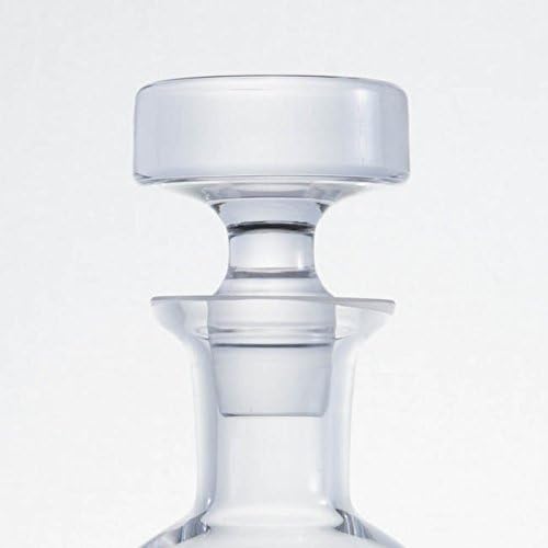 Ravenscroft personalizado – Decantador de whisky de hoja biselada de cristal sin plomo y 4 vasos de whisky escocés de malta individual y bandeja de