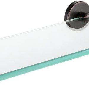JQK TGS101L14-ORB – Estante de vidrio para baño de bronce aceitado, almacenamiento de ducha de vidrio templado de 14 x 5 pulgadas, montaje en pared JQK TGS101L14-ORB – Estante de vidrio para baño de bronce aceitado, almacenamiento de ducha de vidrio templado de 14 x 5 pulgadas, montaje en pared