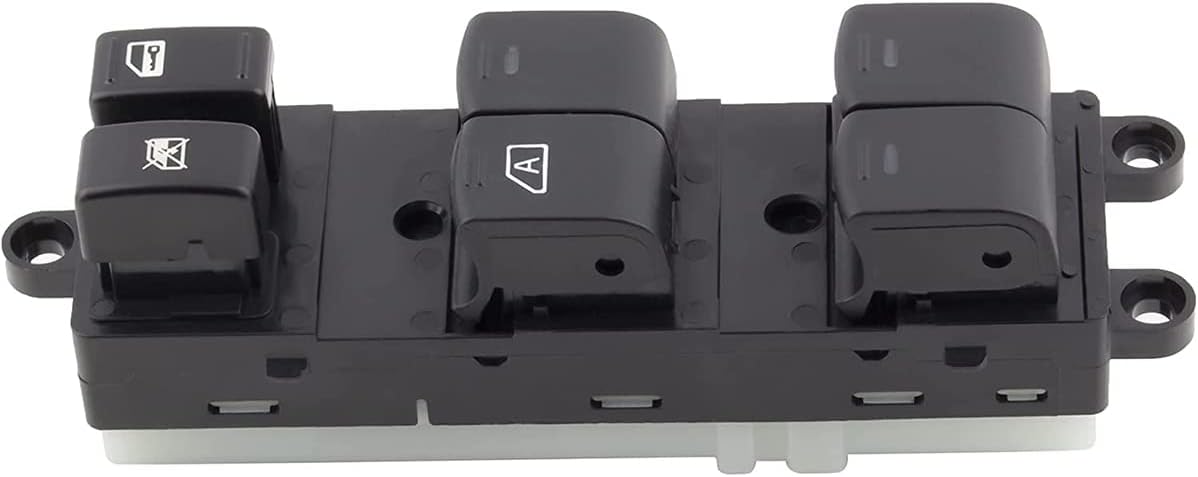 YMAUGP Interruptor de elevalunas eléctrico maestro del lado del conductor 25401-EA003,25401EA003,901-875 compatible con Nissan Frontier Xterra