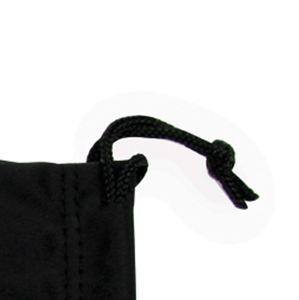 Sellstrom Bolsa protectora de microfibra para gafas Odyssey II con cordón, negro, S79905